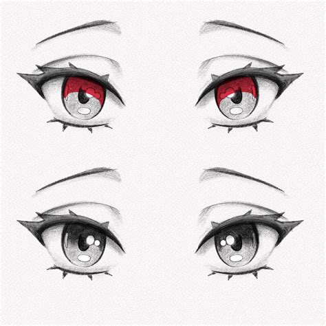 fotos de dibujos de ojos de anime